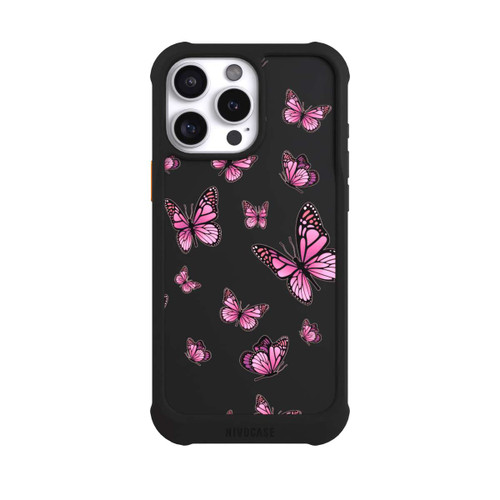 Apple iPhone 16 Pro Max NIVOmax Butterflies pink