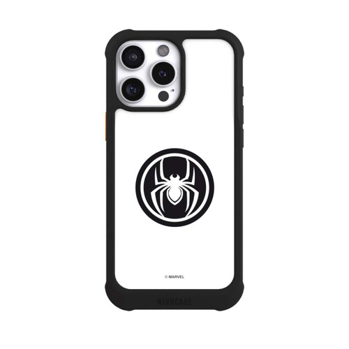 Apple iPhone 16 Pro Max NIVOmax Spider-Man Logo White