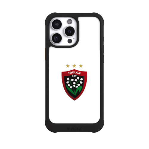 Apple iPhone 16 Pro Max NIVOmax Logo RC Toulonnais Blanc