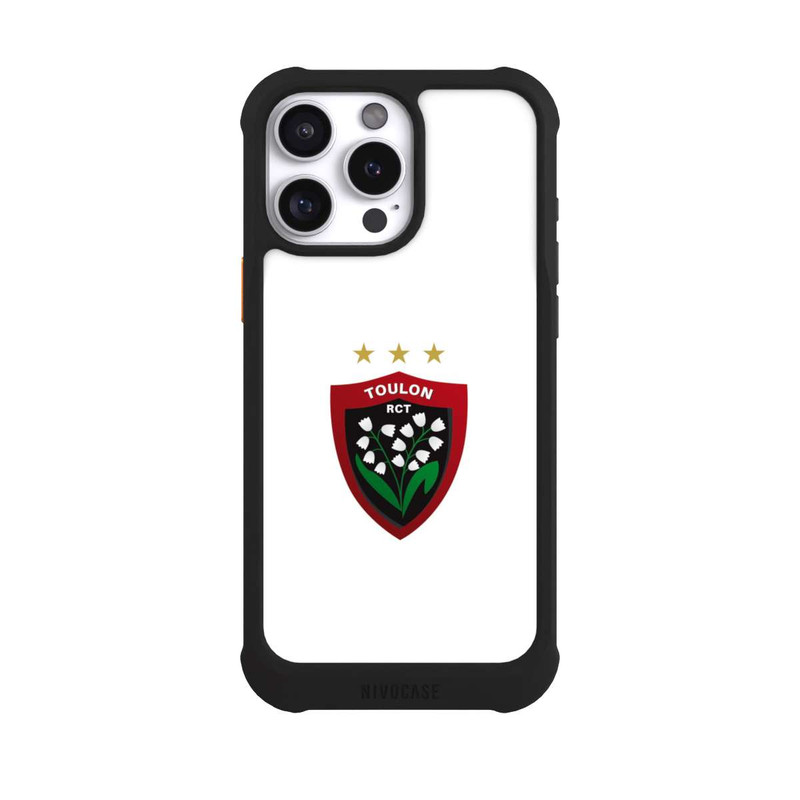 iPhone 16 Pro Max NIVOmax Logo RC Toulonnais Blanc