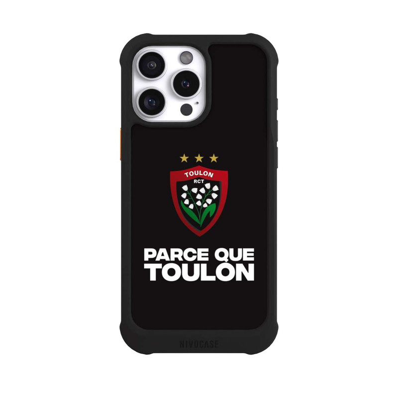 iPhone 16 Pro Max NIVOmax RC Toulonnais Noir