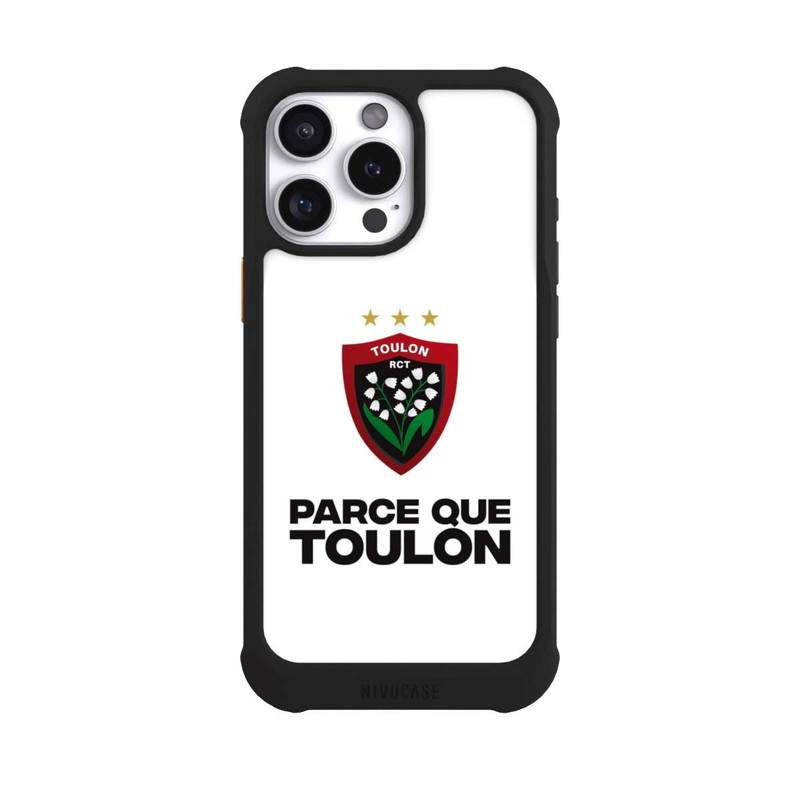 iPhone 16 Pro Max NIVOmax RC Toulonnais Blanc