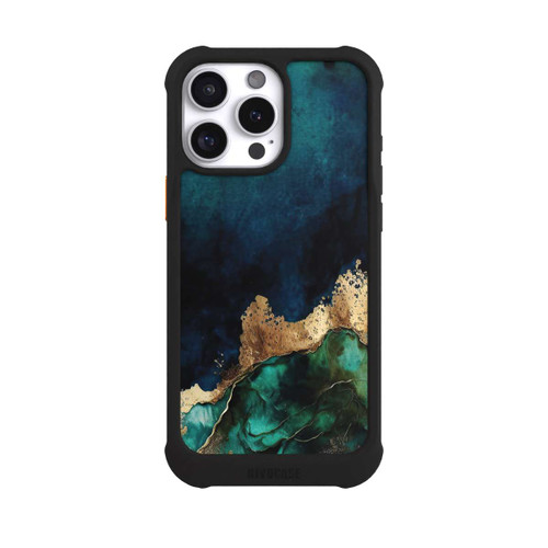 Apple iPhone 16 Pro Max NIVOmax Petrolblau mit Gold
