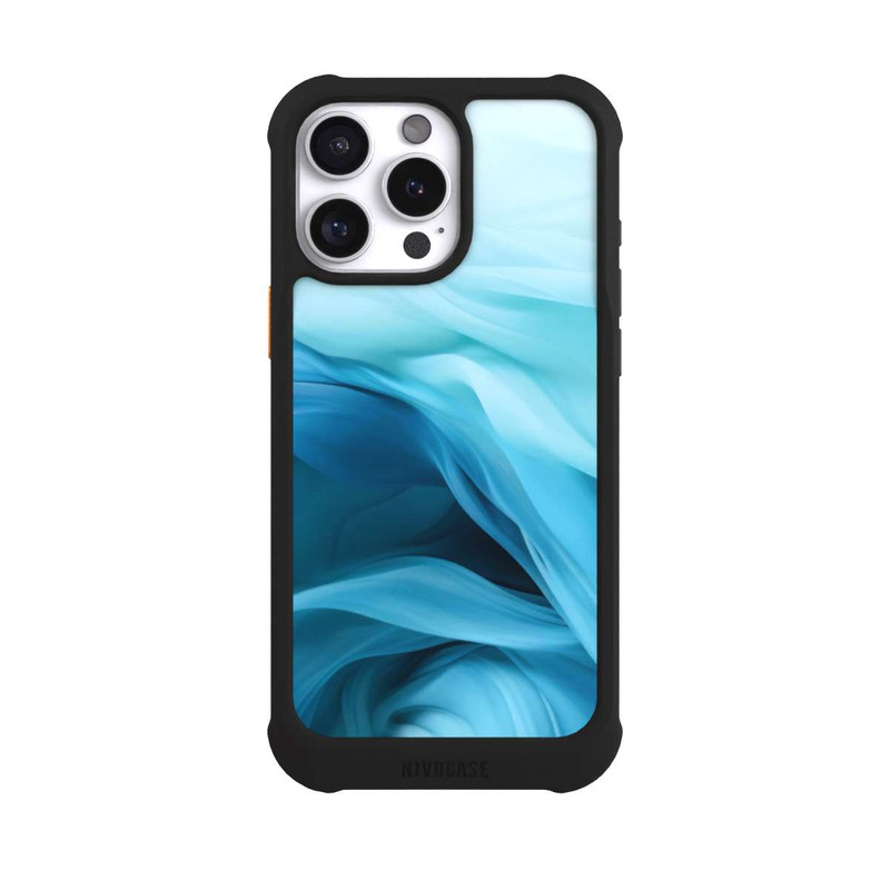 iPhone 16 Pro Max NIVOmax Smooth Blue Texture