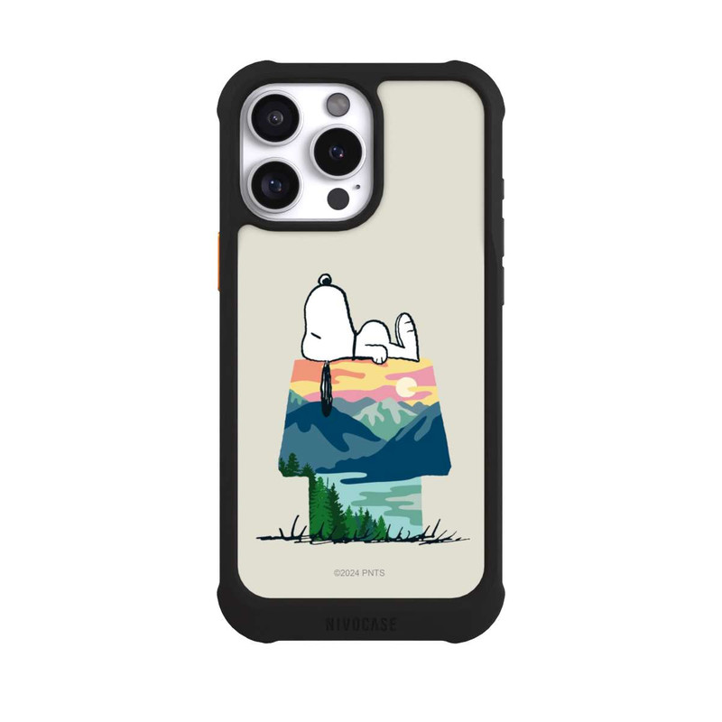 iPhone 16 Pro Max NIVOmax Snoopy Camping Hütte