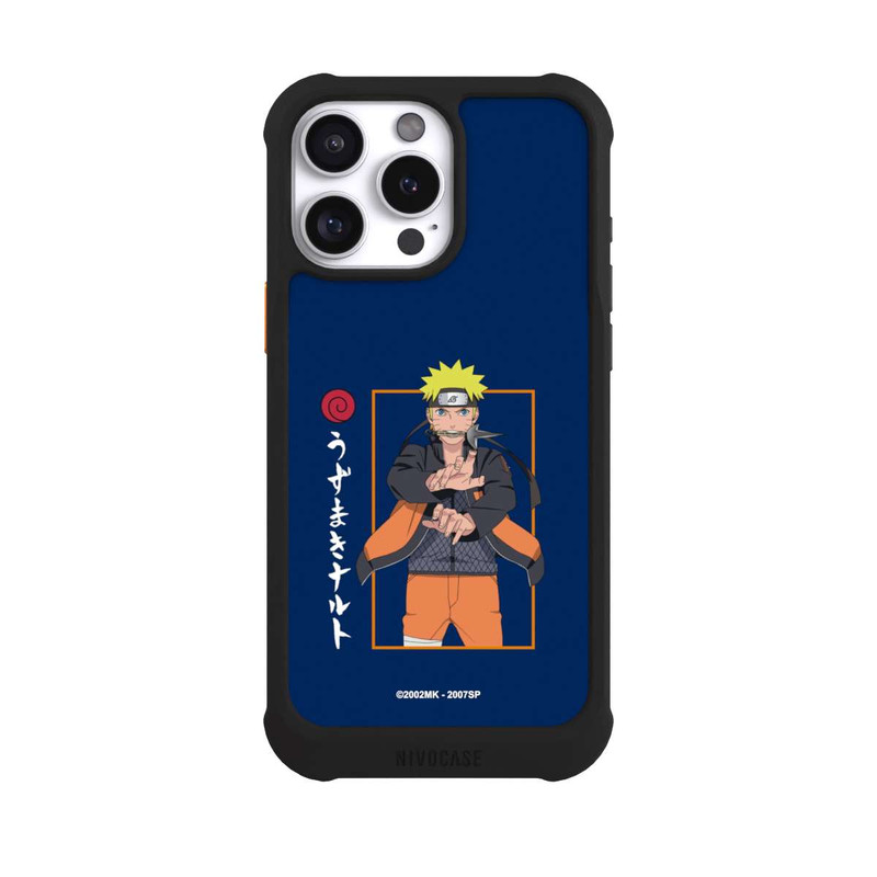 iPhone 16 Pro Max NIVOmax Naruto Kampfposition Blau