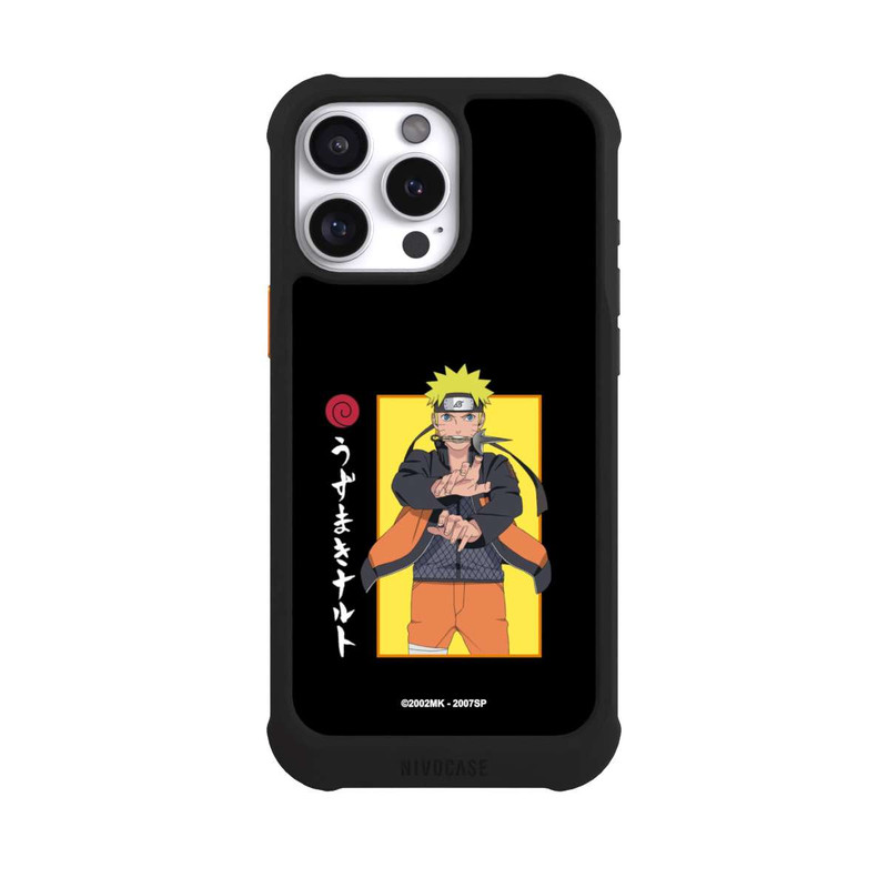 iPhone 16 Pro Max NIVOmax Naruto Kampfposition Schwarz