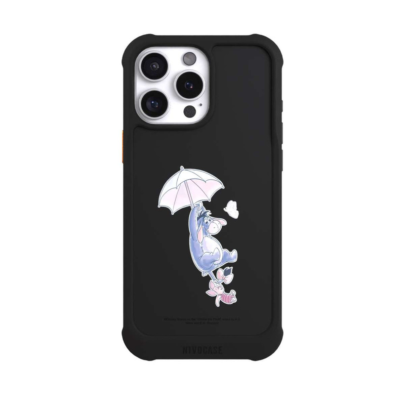 iPhone 16 Pro Max NIVOmax Winnie Pooh Eeyeore Find Happiness Transparent