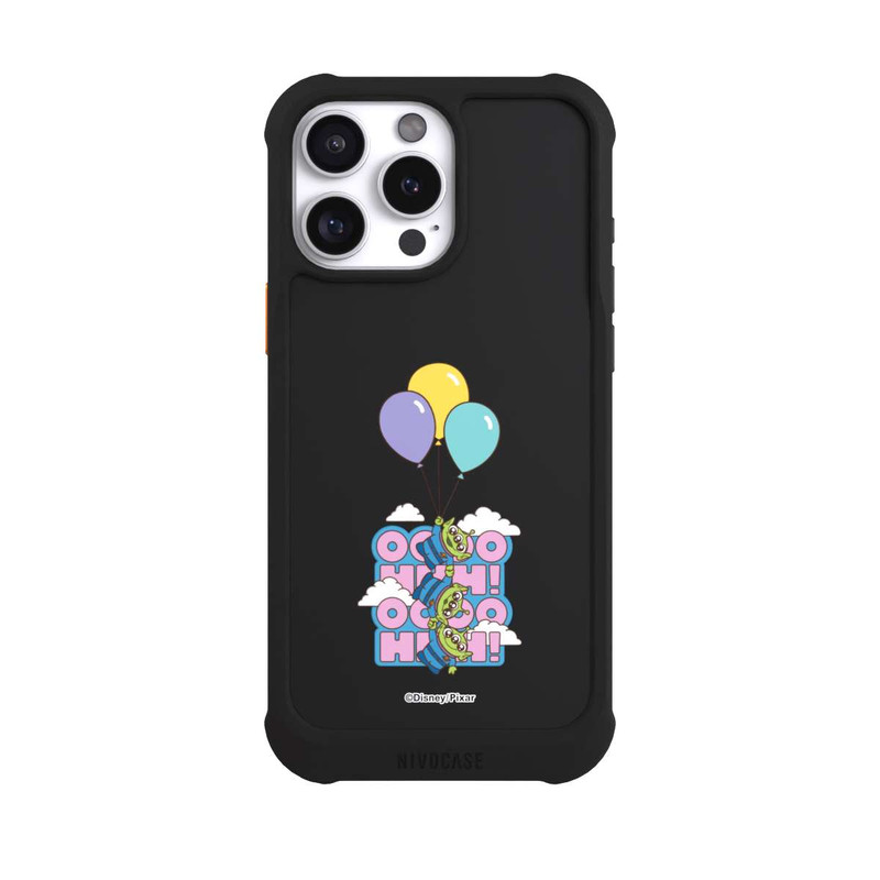 iPhone 16 Pro Max NIVOmax Toy Story Aliens Balloons OOOOHHH Transparent