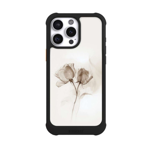 Apple iPhone 16 Pro Max NIVOmax Braune Rose Blume Nebel