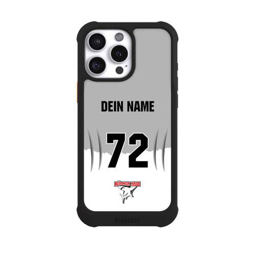 Apple iPhone 16 Pro Max NIVOmax Kölner Haie Trikotmotiv Personalisierbar