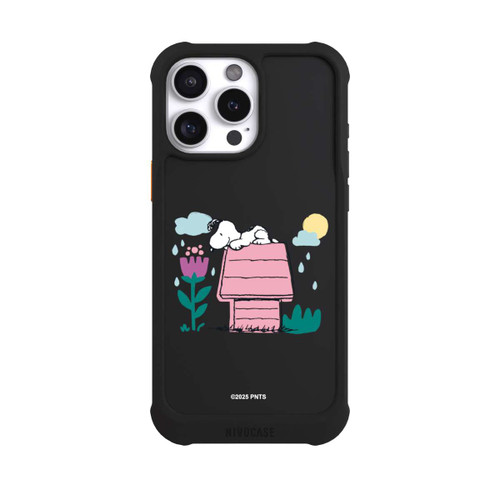 Apple iPhone 16 Pro Max NIVOmax Snoopy Hundehütte Frühling transparent