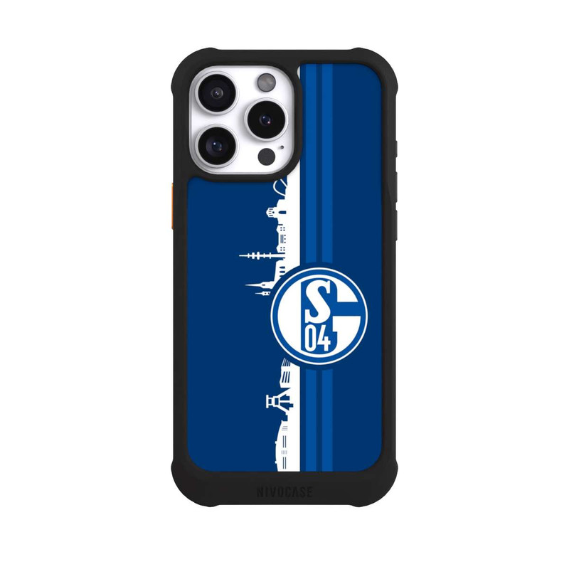 iPhone 16 Pro Max NIVOmax Schalke 04 Skyline Blau
