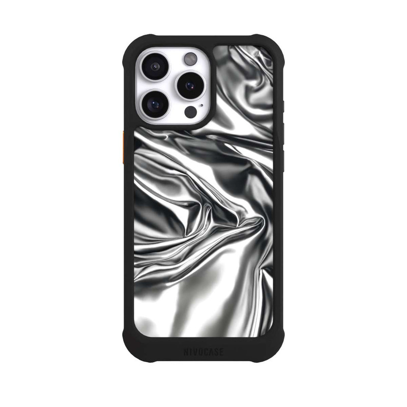 iPhone 16 Pro Max NIVOmax Shiny Chrome Silver