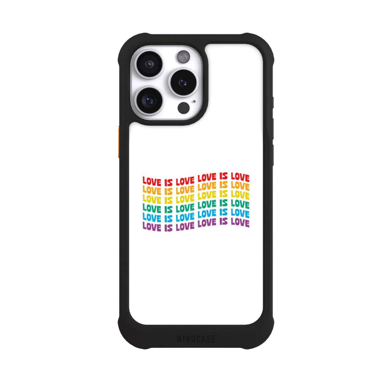 iPhone 16 Pro Max NIVOmax Love is Love Flag