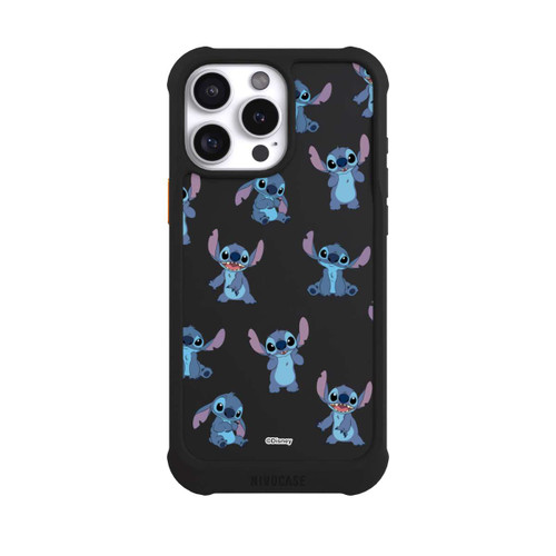 Apple iPhone 16 Pro Max NIVOmax Stitch Faces Pattern Transparent