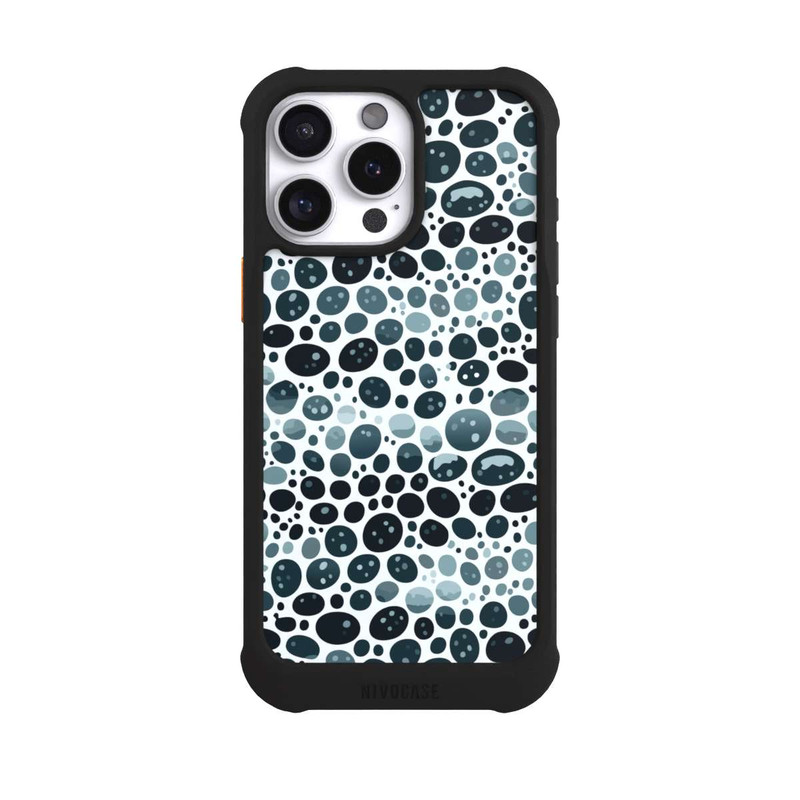 iPhone 16 Pro Max NIVOmax Abstrakt Oval Türkis