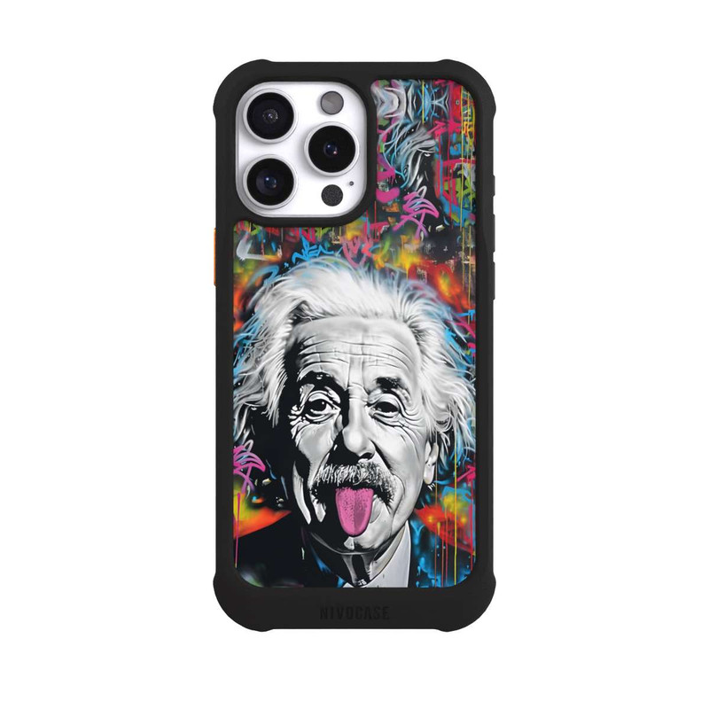 iPhone 16 Pro Max NIVOmax Physiker Bunte Zunge Raus