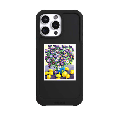 Apple iPhone 16 Pro Max NIVOmax Purple Asters and Lemons by Christopher Ryland