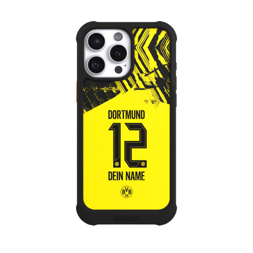 Apple iPhone 16 Pro Max NIVOmax BVB Trikot Personalisierbar 25-26