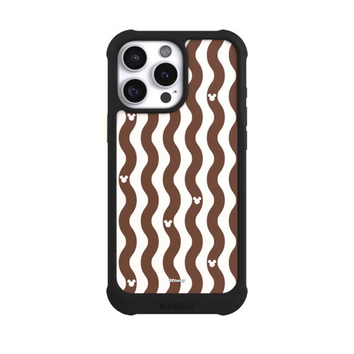 Apple iPhone 16 Pro Max NIVOmax Mickey Mouse Brown Pattern Waves