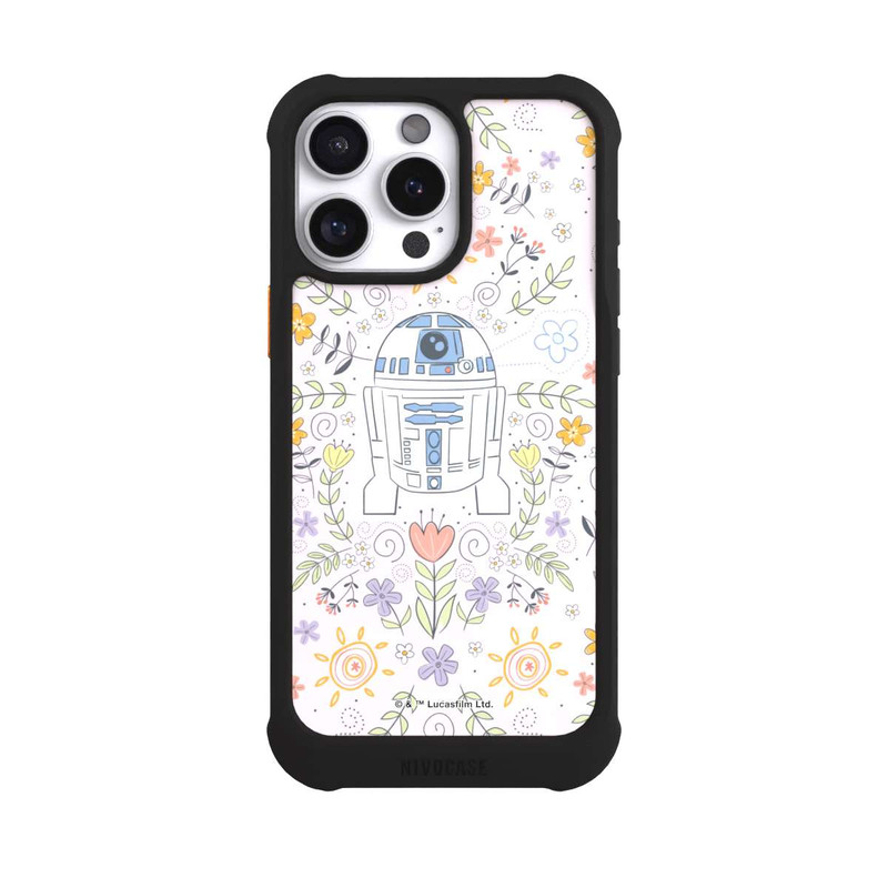 iPhone 16 Pro Max NIVOmax R2D2 Blumen Muster