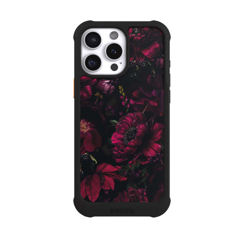 Apple iPhone 16 Pro Max NIVOmax Dunkle Rote Blumen Liebe