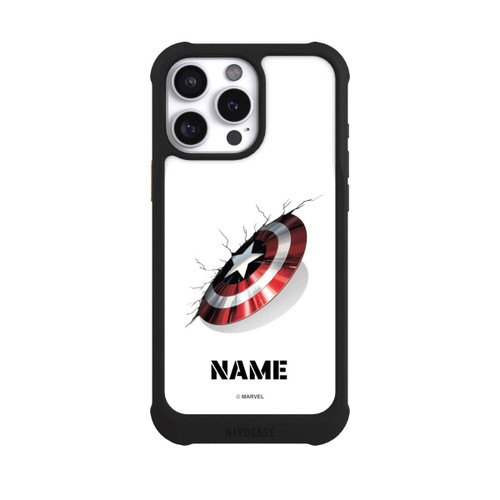 Apple iPhone 16 Pro Max NIVOmax Captain America Shield Personalisierbar