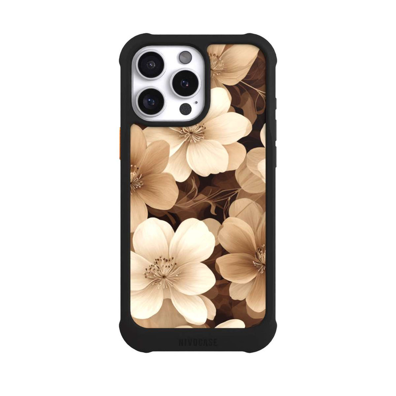 iPhone 16 Pro Max NIVOmax Naturfarbene Negativblumen mit KI
