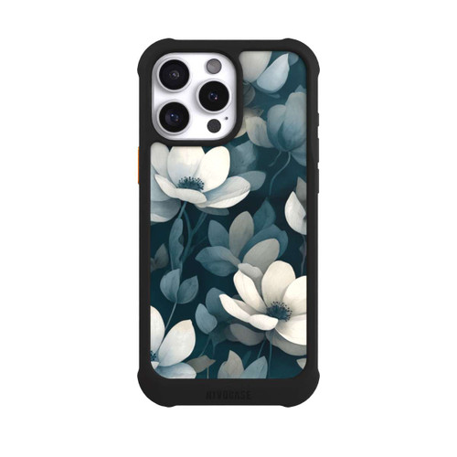 Apple iPhone 16 Pro Max NIVOmax Negative Flower Petrol White with AI