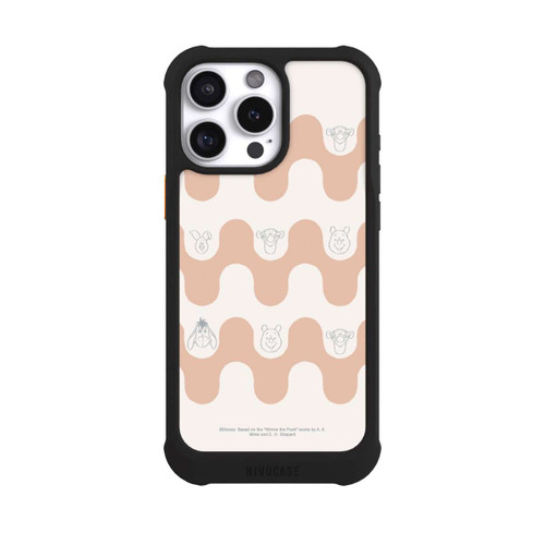 Apple iPhone 16 Pro Max NIVOmax Winnie the Pooh and Friends Boho Waves Pattern