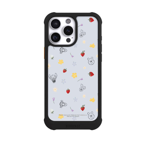 Apple iPhone 16 Pro Max NIVOmax Winnie the Pooh and Friends Strawberry Pattern Blue