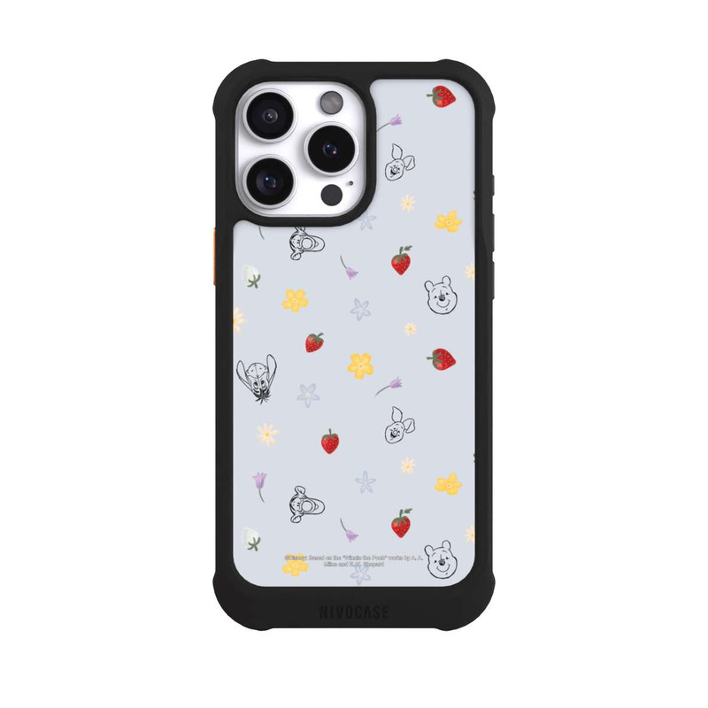 iPhone 16 Pro Max NIVOmax Winnie l'Ourson et ses Amis Fraise Bleu
