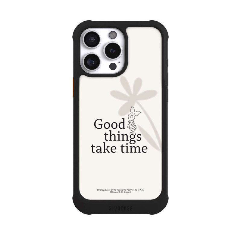 iPhone 16 Pro Max NIVOmax Good Things Take time Piglet