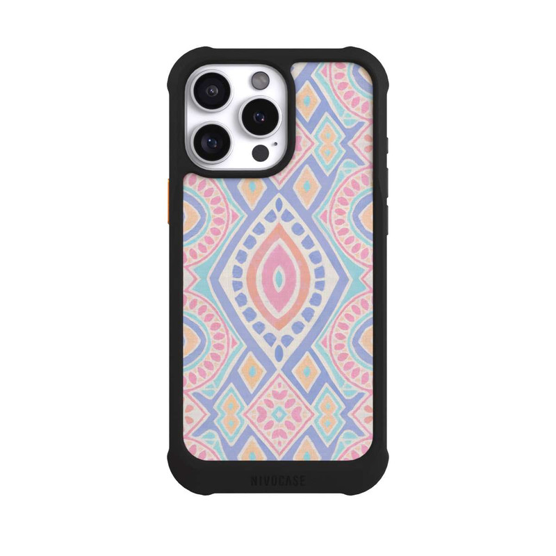 iPhone 16 Pro Max NIVOmax Boho Geometric Mosaic Intricate Tribal Design