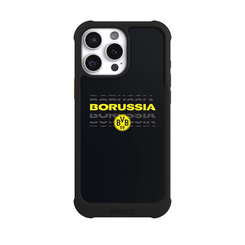 iPhone 16 Pro Max NIVOmax Borrussia Gelb Schwarz
