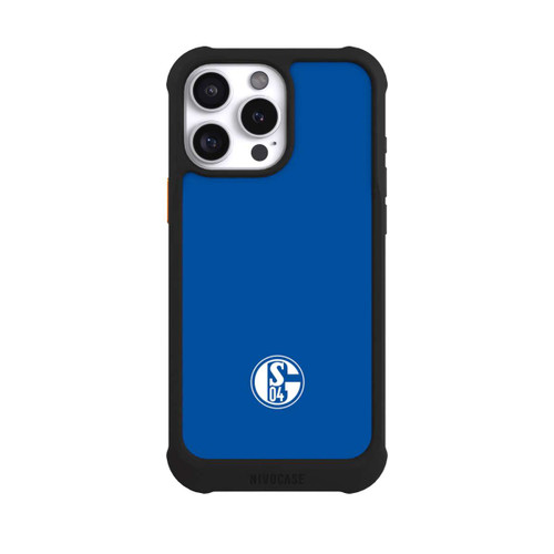 Apple iPhone 16 Pro Max NIVOmax FC Schalke 04 Logo Blau