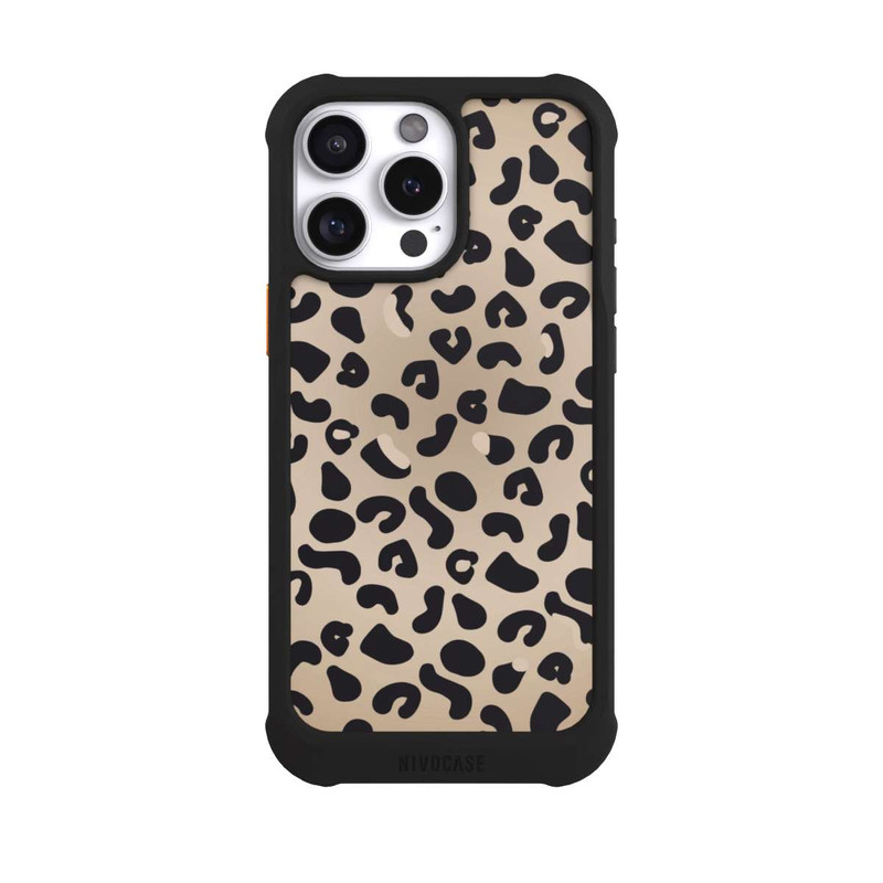 iPhone 16 Pro Max NIVOmax  Gepardenmuster hellbraun