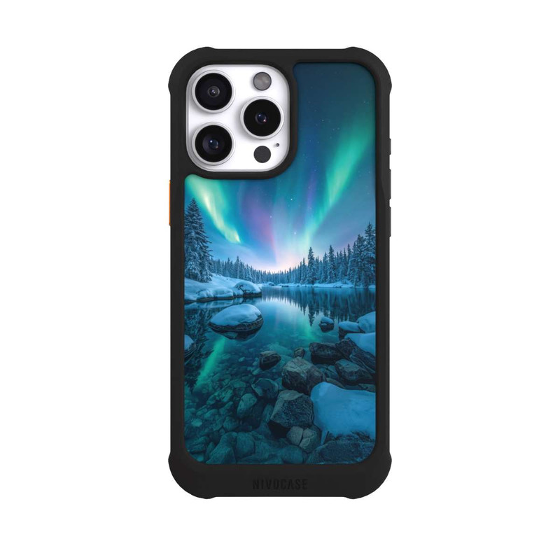 iPhone 16 Pro Max NIVOmax Aurores boréales Briller avec IA