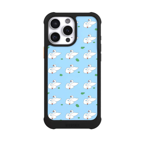 Apple iPhone 16 Pro Max NIVOmax Ducks Pattern Blue Pond