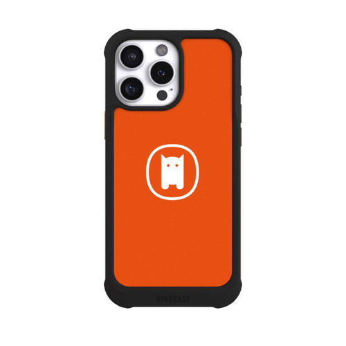 Apple iPhone 16 Pro Max NIVOmax Nivocase Logo Orange
