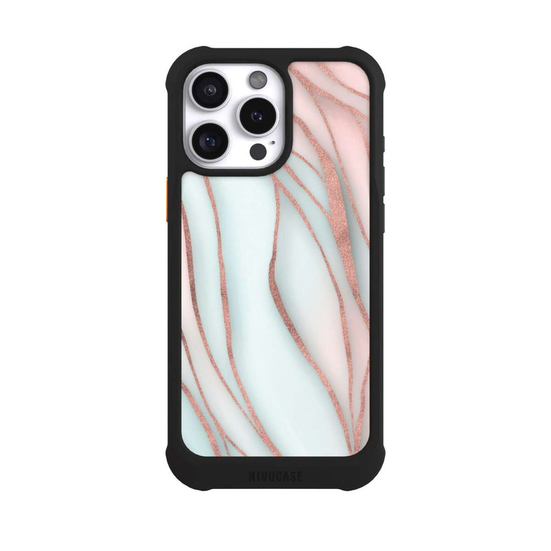 iPhone 16 Pro Max NIVOmax Soft Waves Gold Rose Gold
