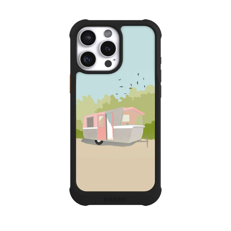 iPhone 16 Pro Max NIVOmax Retro Glamping by Roberta Murray