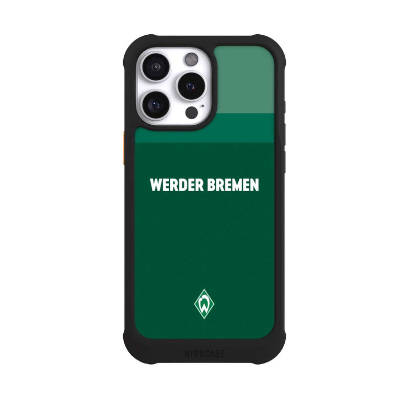 iPhone 16 Pro Max NIVOmax Werder Bremen Schriftzug Raute