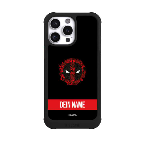 Apple iPhone 16 Pro Max NIVOmax Deadpool Logo Personalisierbar
