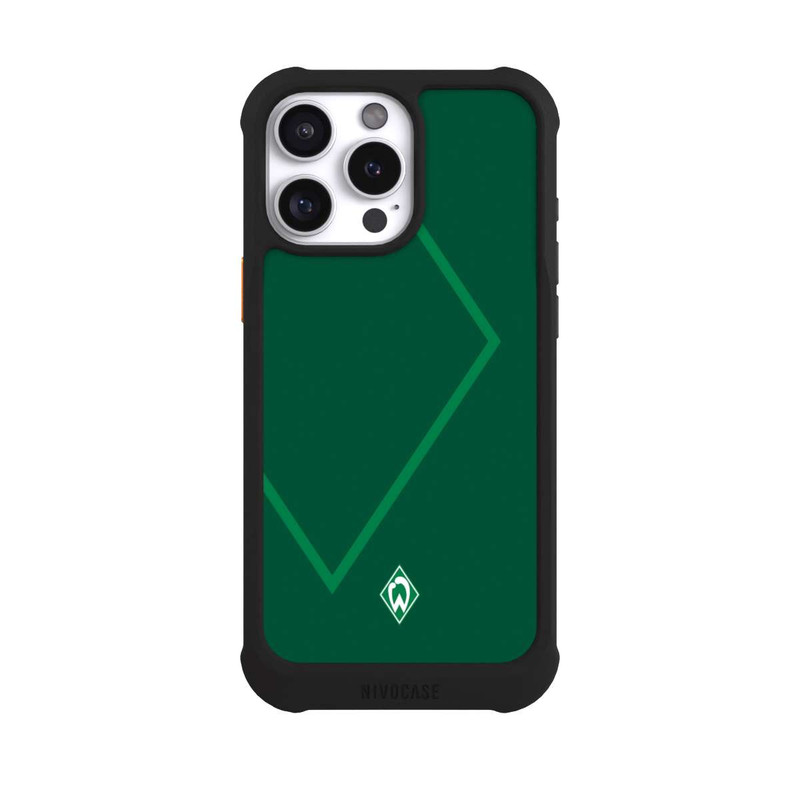 iPhone 16 Pro Max NIVOmax Werder Grün Rautenelement