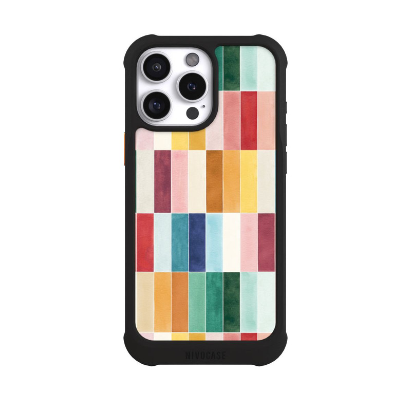 iPhone 16 Pro Max NIVOmax Modern Craft Geometric Rectangular Tiles