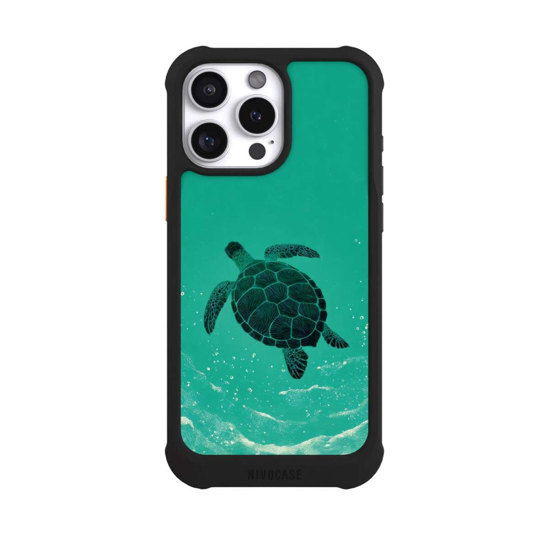 iPhone 16 Pro Max NIVOmax Turtle in the Ocean with AI
