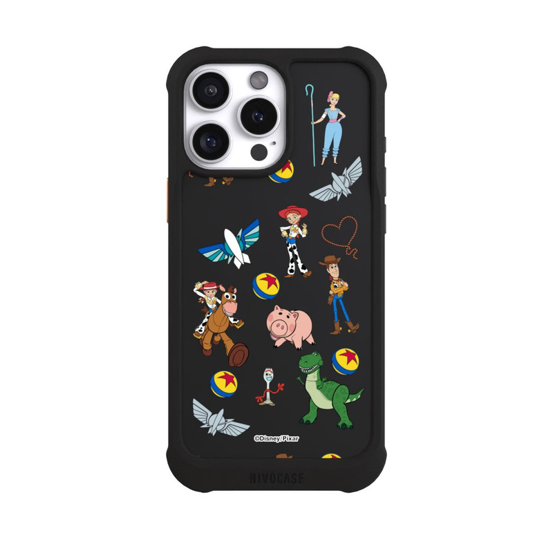 iPhone 16 Pro Max NIVOmax Toy Story 5 Hero Toys Pattern Transparent