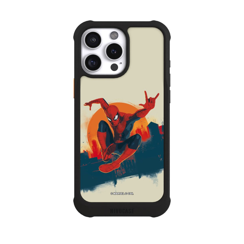 iPhone 16 Pro Max NIVOmax Spider-Man Hero Force beige